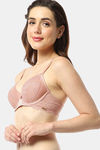 Amante Padded Wired Low Coverage T-Shirt Bra - Mellow Rose — thumbnail 2